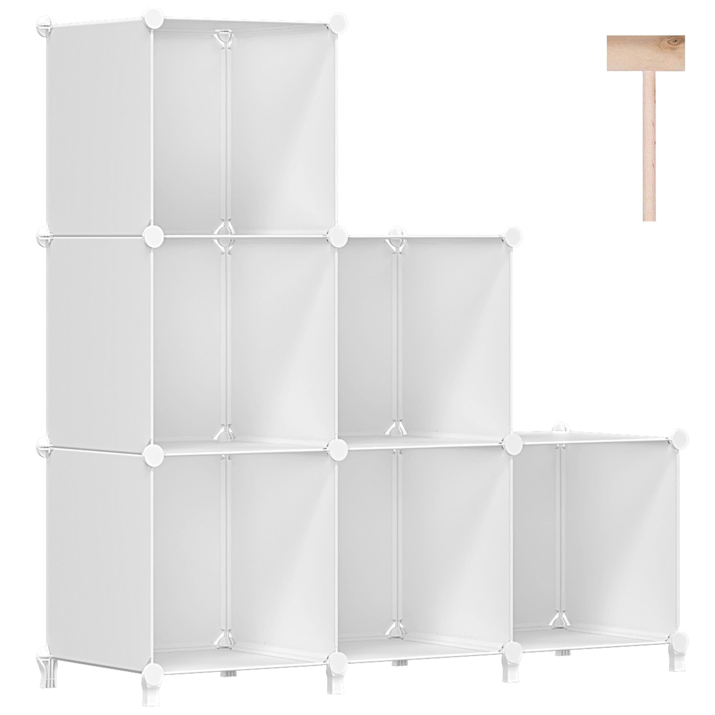 Amazon｜MIZXCIOM 6ボックス収納ラック キューブボックス 組み立て式