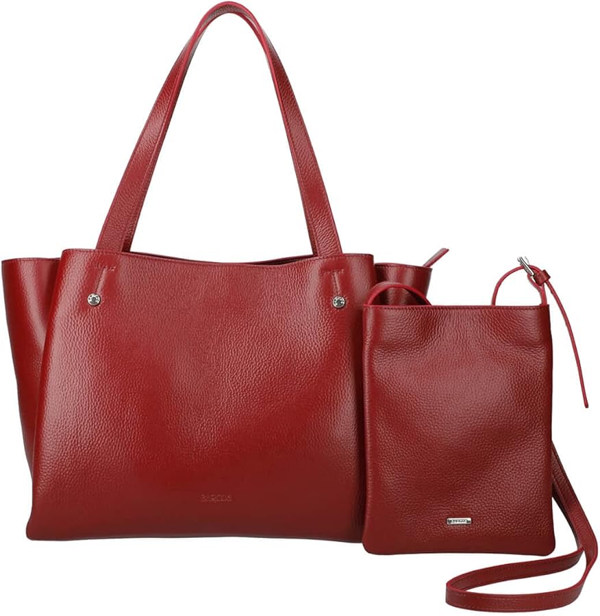 Amazon | [バルコス] トートバッグ ポシェット 2点セット 本革