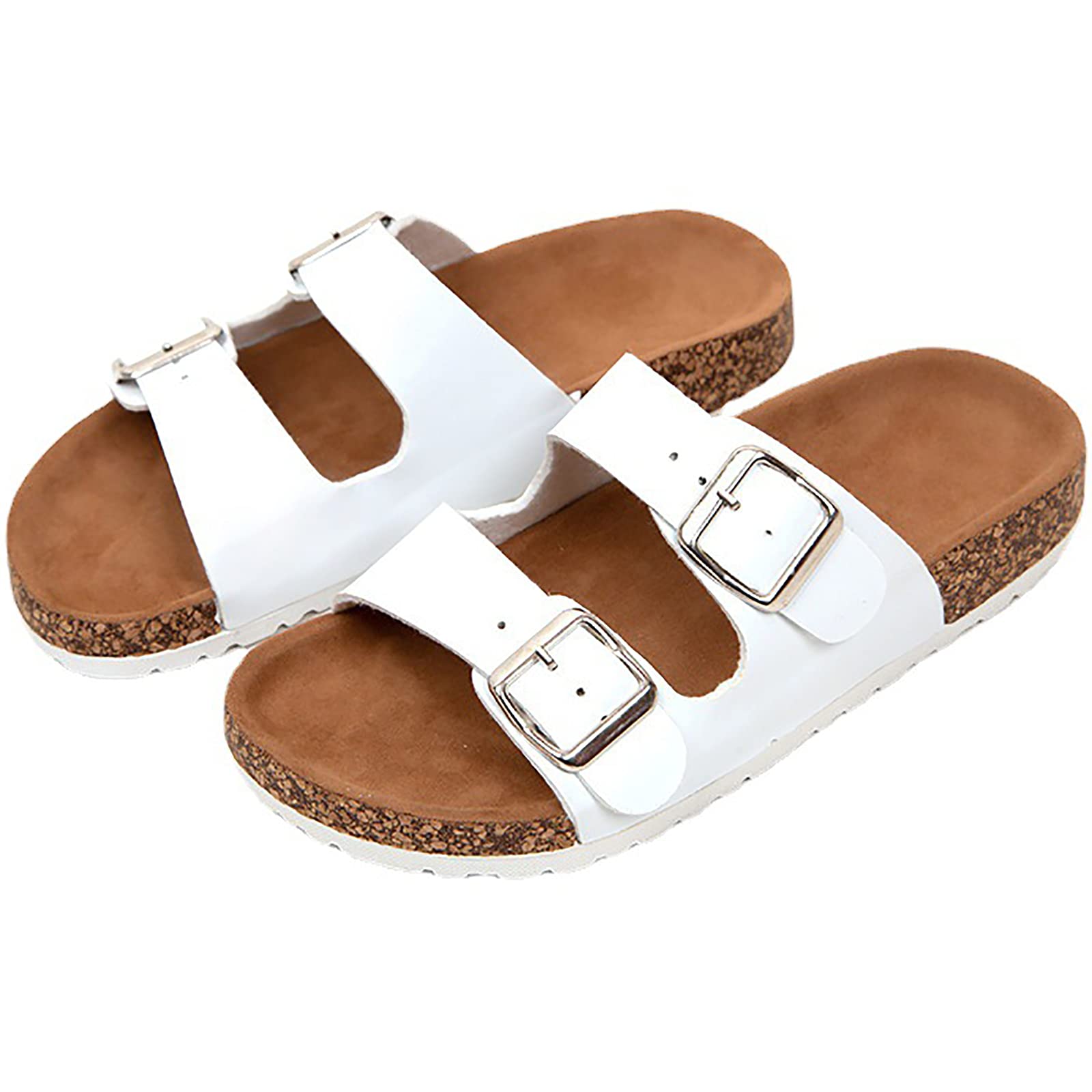 Amazon.co.jp: レディースコルクサンダルレディースオープントゥ