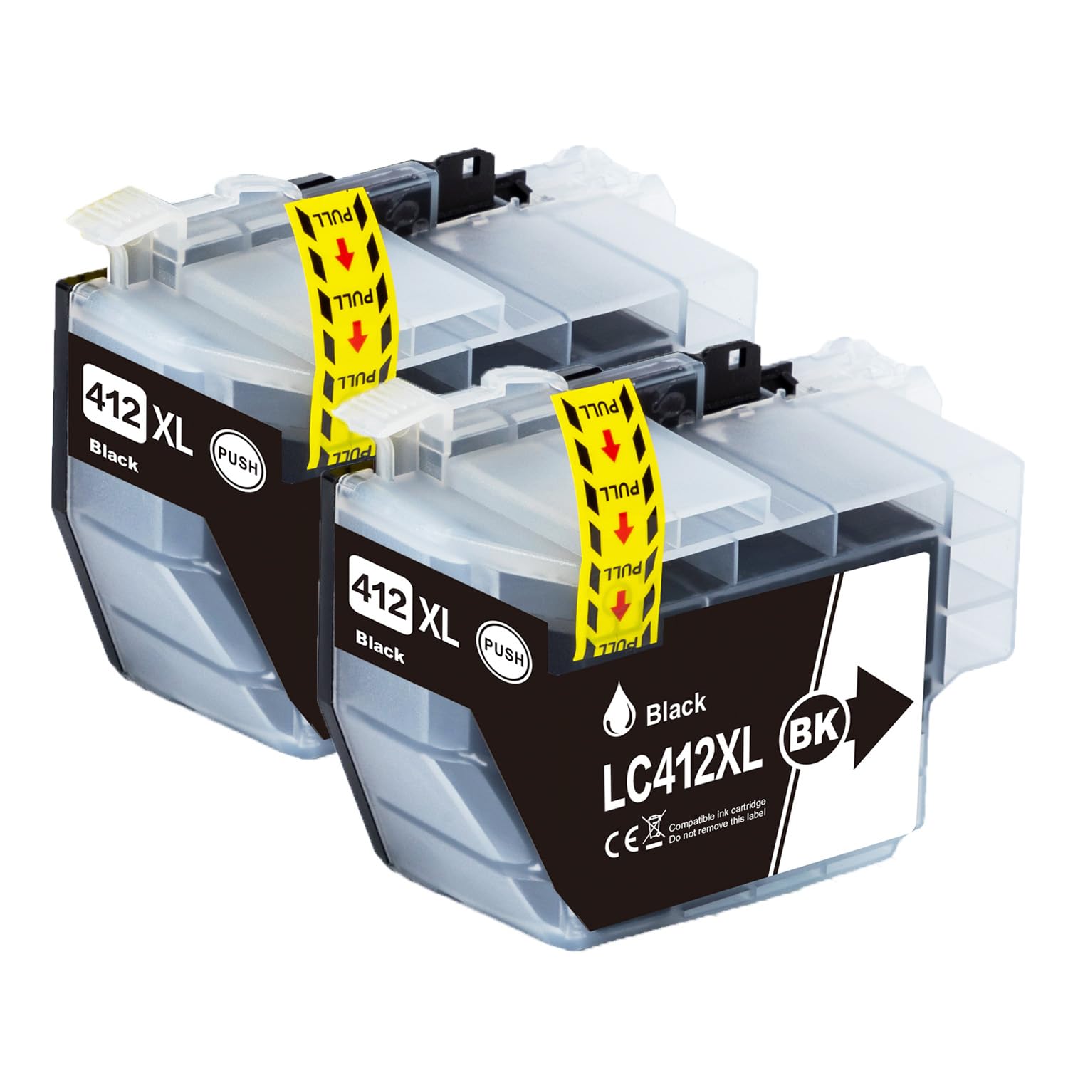 Amazon.co.jp: LC412XLBK ブラザー 互換インクカートリッジ LC412XL 黒