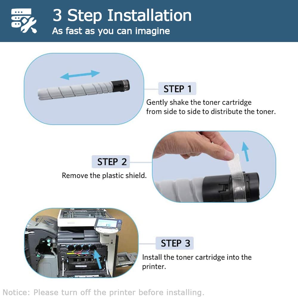 Amazon.co.jp: Leize TN324互換トナーカートリッジ コニカミノルタ