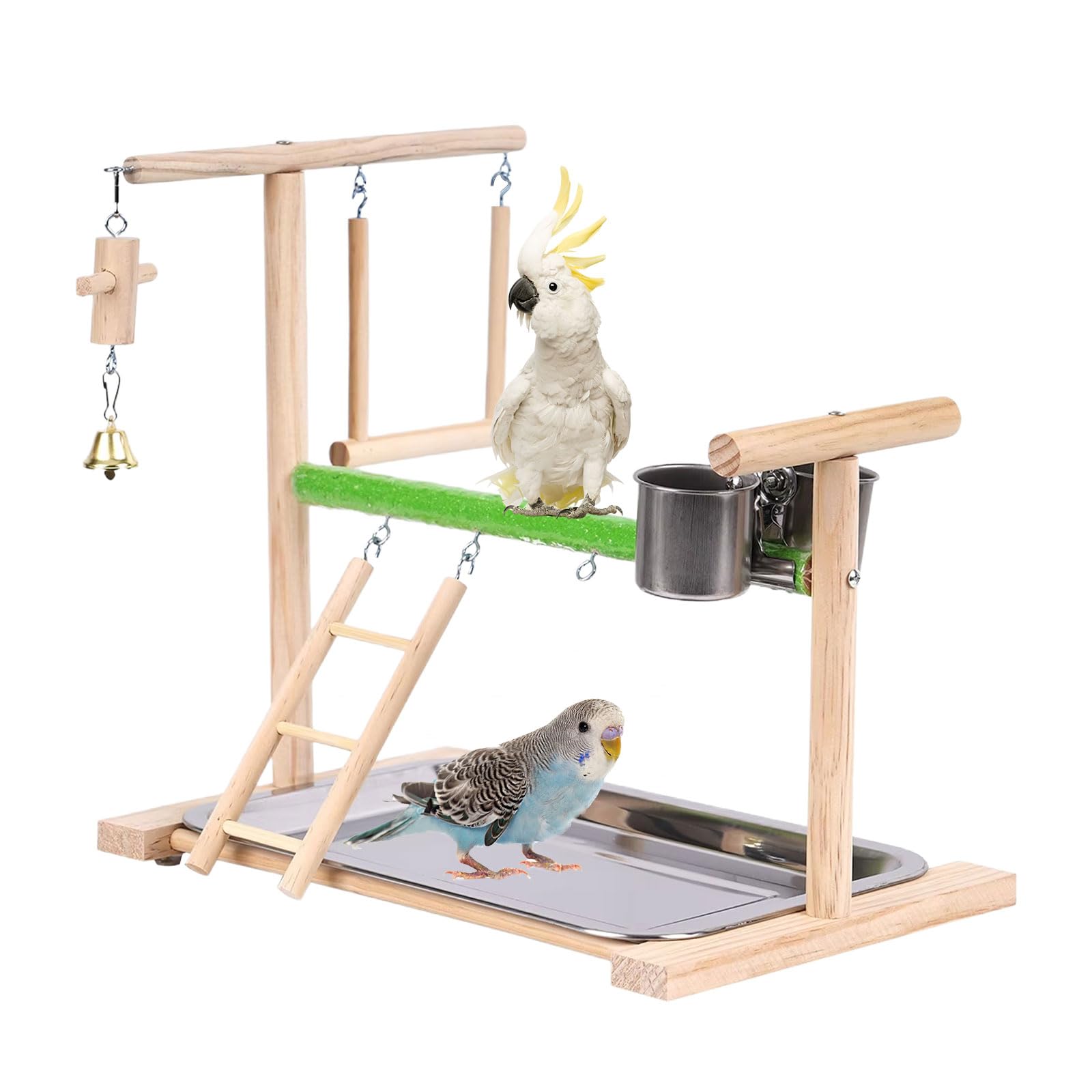 Amazon | インコ 遊び場 鳥の遊び場 止まり木 鳥用 遊び場 おもちゃ