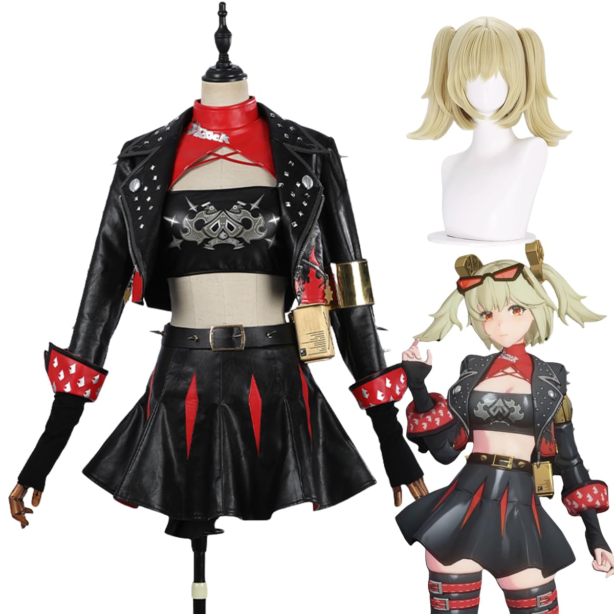 Amazon.co.jp: JENUEKA バーニス コスプレ衣装 ゼンレスゾーンゼロ