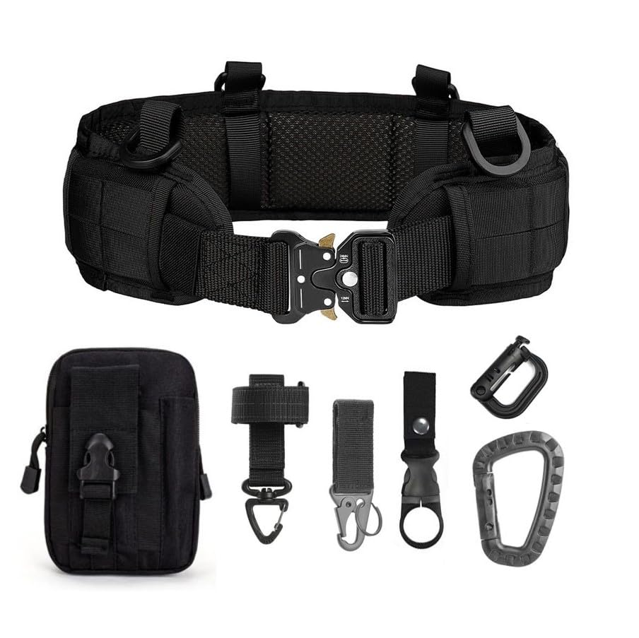 Amazon | [miagolale] タクティカルベルト 7点セット ミリタリーベルト