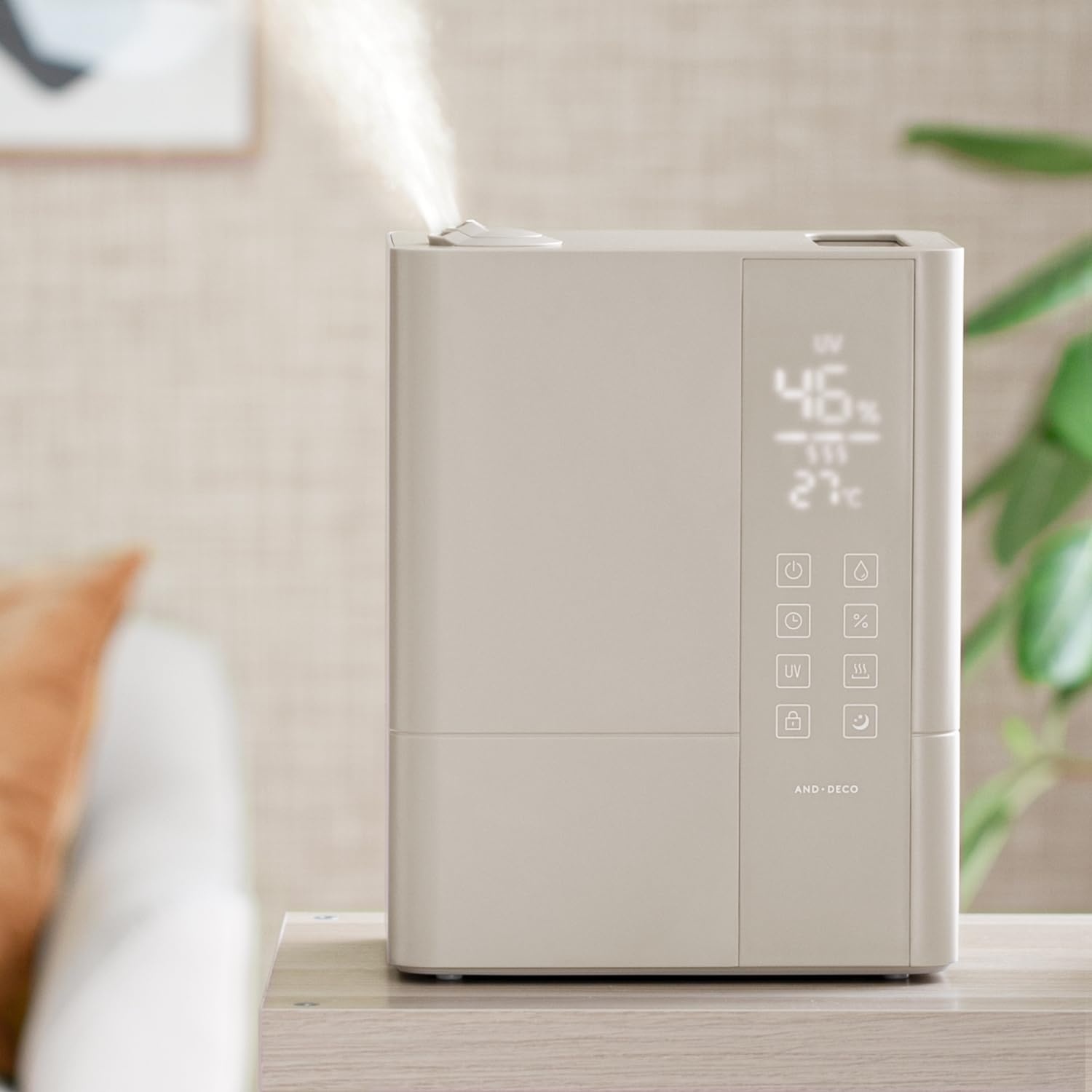 Amazon.co.jp: モダンデコ 加湿器 大容量 6.5L 17畳まで対応 UV除菌