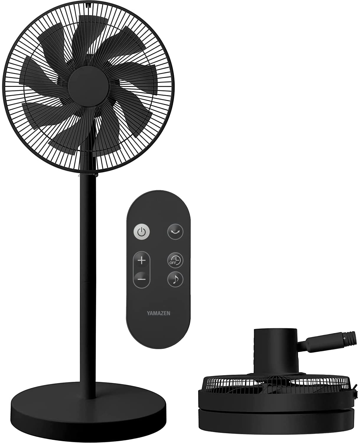 Amazon | [山善] 扇風機 リビング コンパクト収納 DCモーター 静音