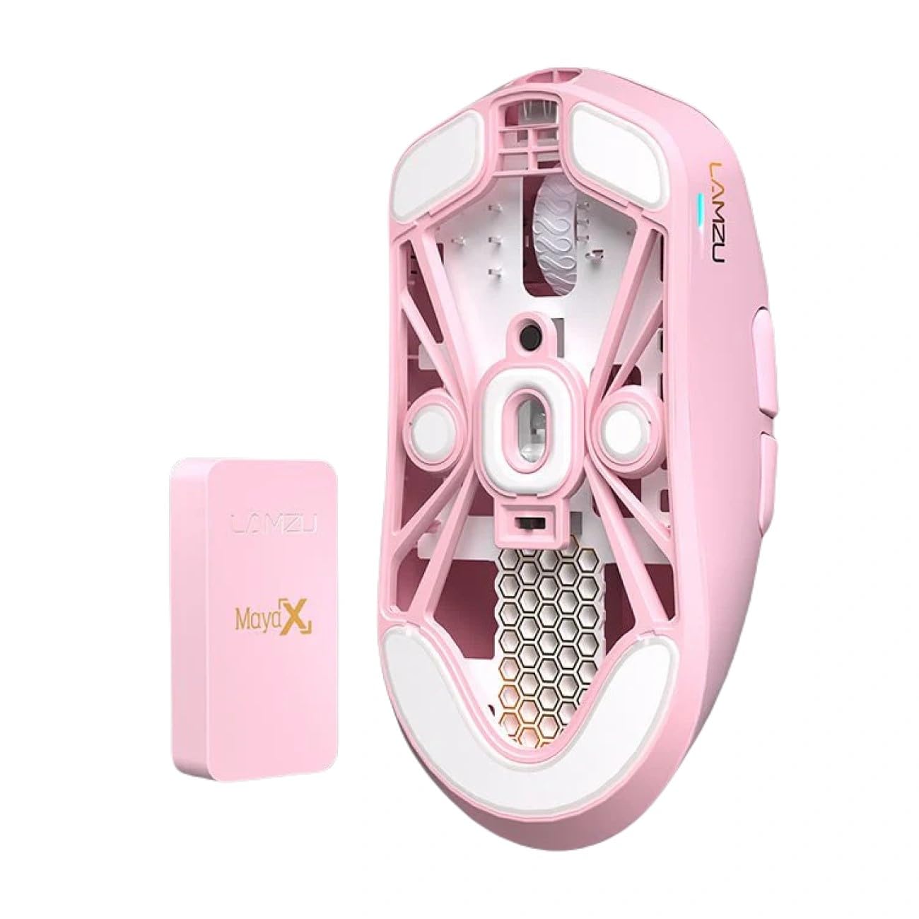Amazon.co.jp: ラムズ(Lamzu) MAYA X ゲーミングマウス Light Pink 1