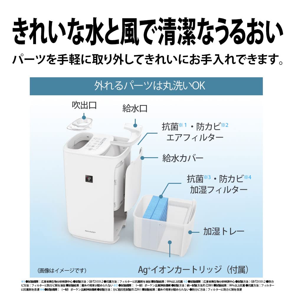 Amazon.co.jp: Sharp HV-P55-W Hybrid, Easy Water Supply, Regular
