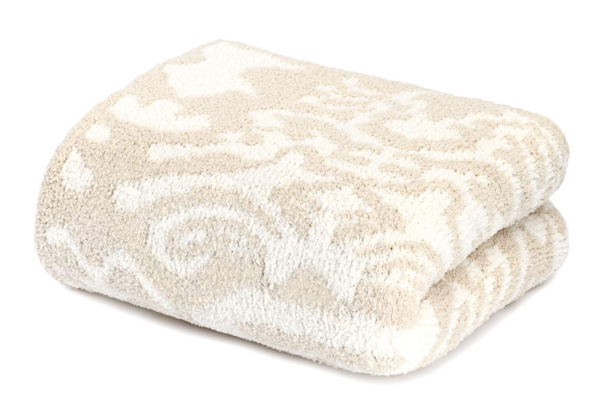 Amazon｜[カシウェア]Kashwere Damask Patterned Throw ダマスク 織柄