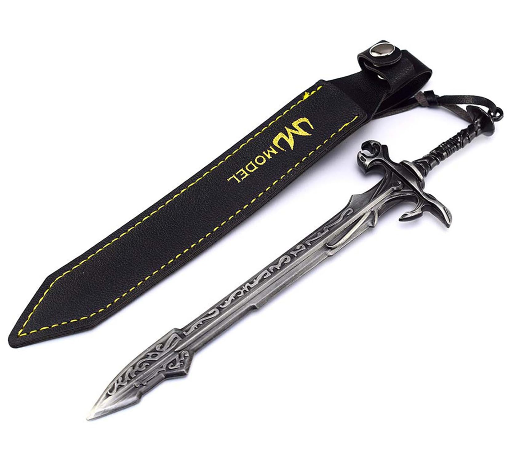 Amazon.co.jp: Luosyaer 西洋剣 おもちゃ 片手剣 赤鷲の破滅 22cm 革