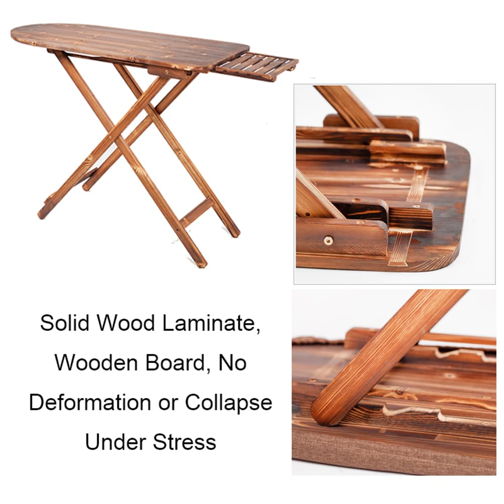 Amazon.co.jp : RNQZ 無垢材アイロン台、レトロアイロン台、折りたたみ