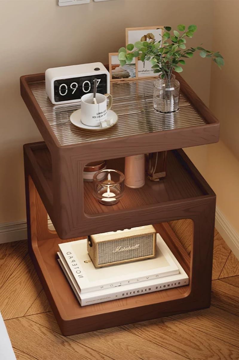 Amazon.co.jp: [SAQIANRE］ ナイトテーブル ベッド横 ベッドサイド