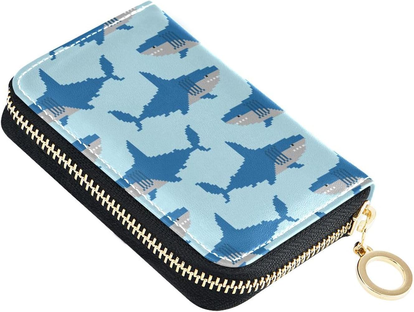 Amazon.com: JHKKU Shark Wallet for Women Credit Card Holder
