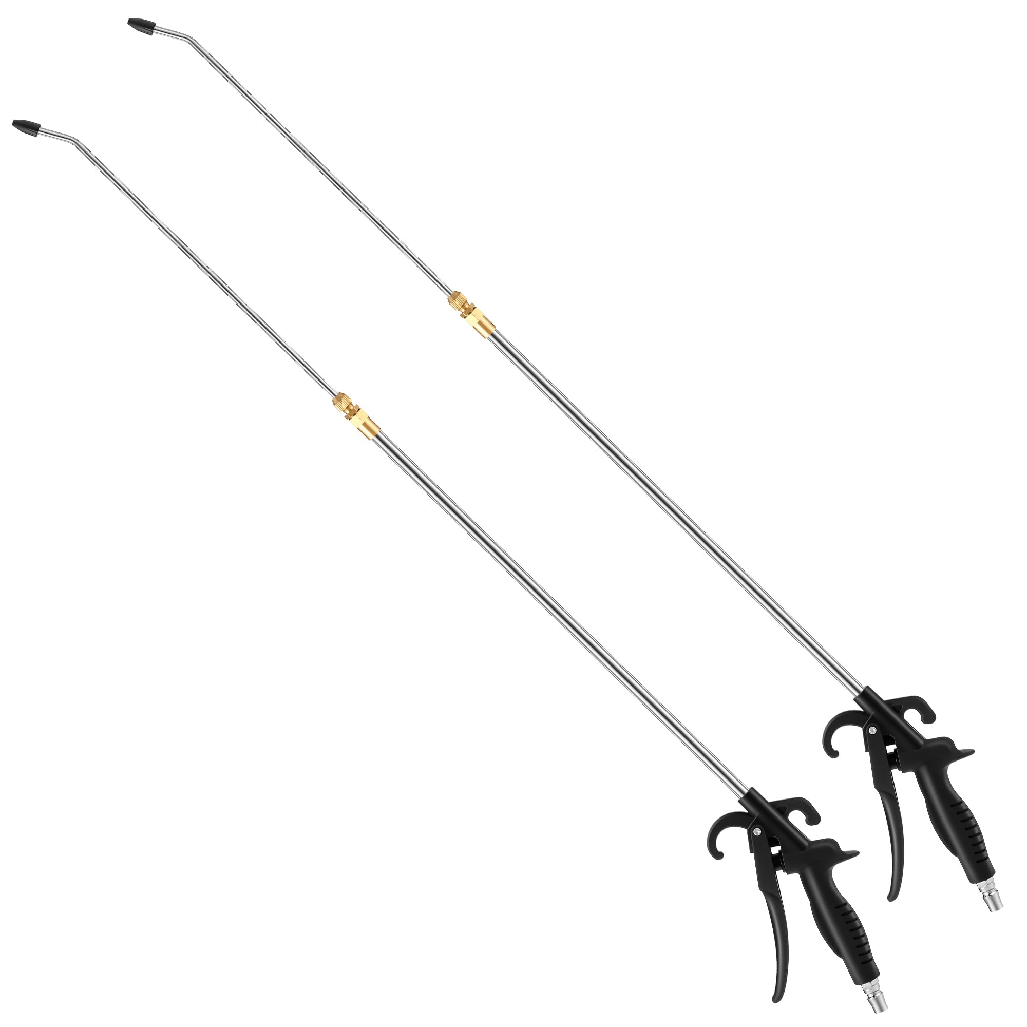2 Pcs High Pressure Air Blow Gun, 27-42 Inch Extension Long Air
