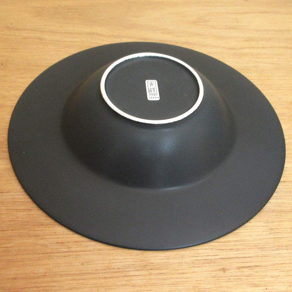 Amazon | スープ皿 パスタ皿 24cmディープスープボウル くぼみ 黒