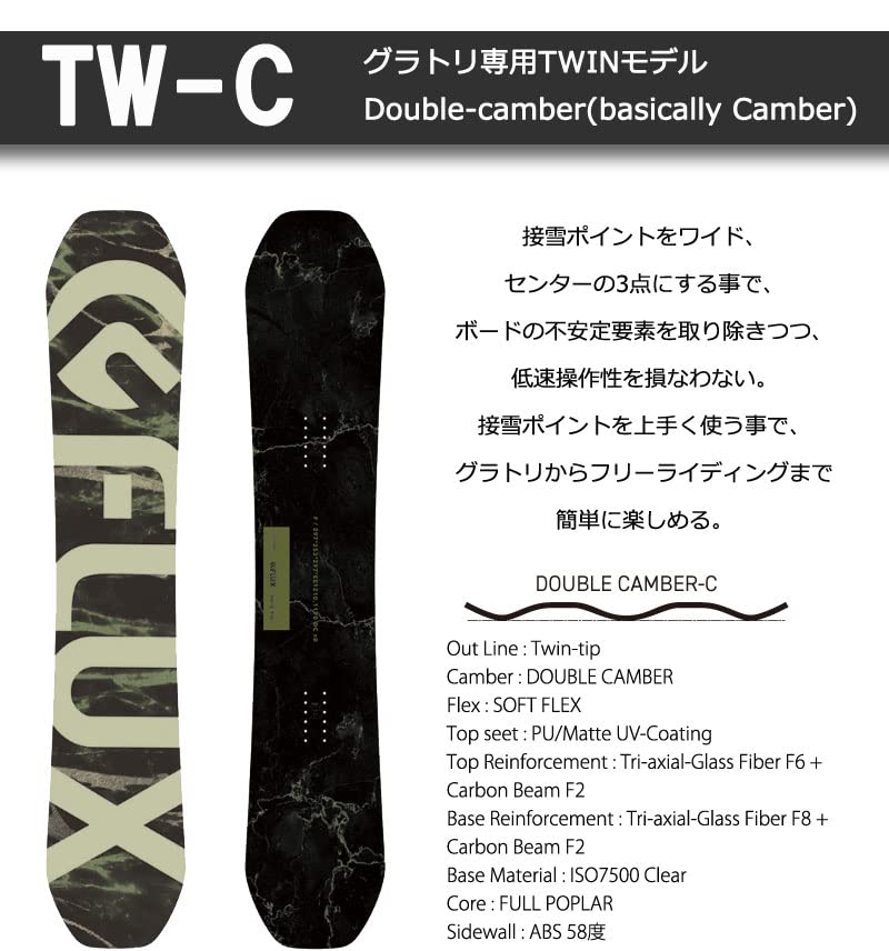 Amazon | 22-23 FLUX/フラックス TW-C ティーダブル グラトリ メンズ
