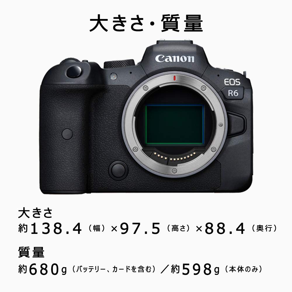 Amazon | Canon ミラーレス一眼カメラ EOS R6 RF24-105 IS STM レンズ
