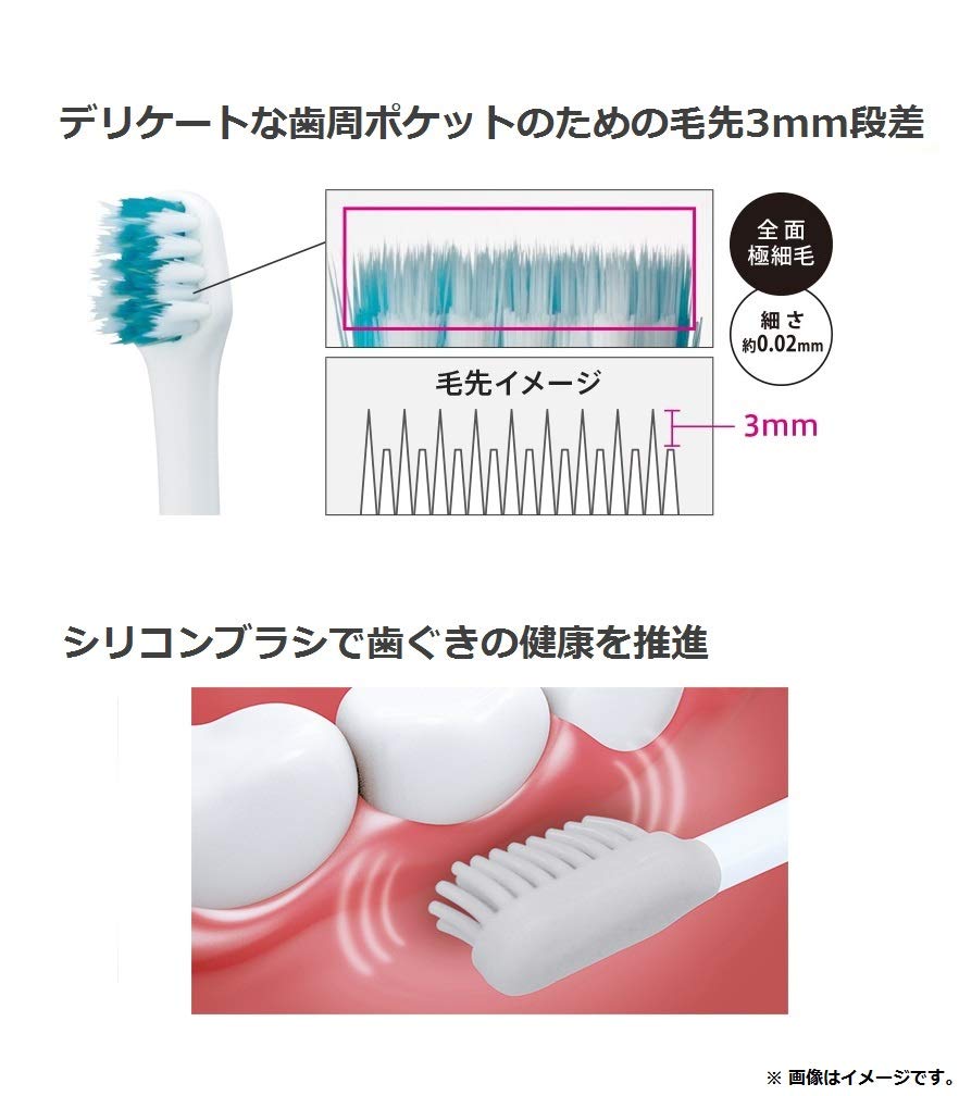 Amazon.co.jp: パナソニック 電動歯ブラシ ドルツ 白 EW-DL54-W