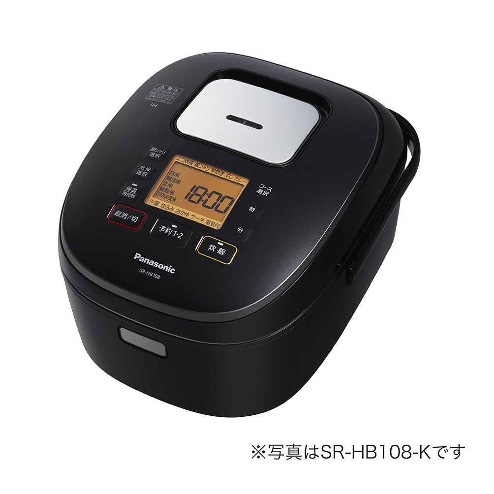 Amazon | パナソニック 炊飯器 1升 IH式 ブラック SR-HB188-K