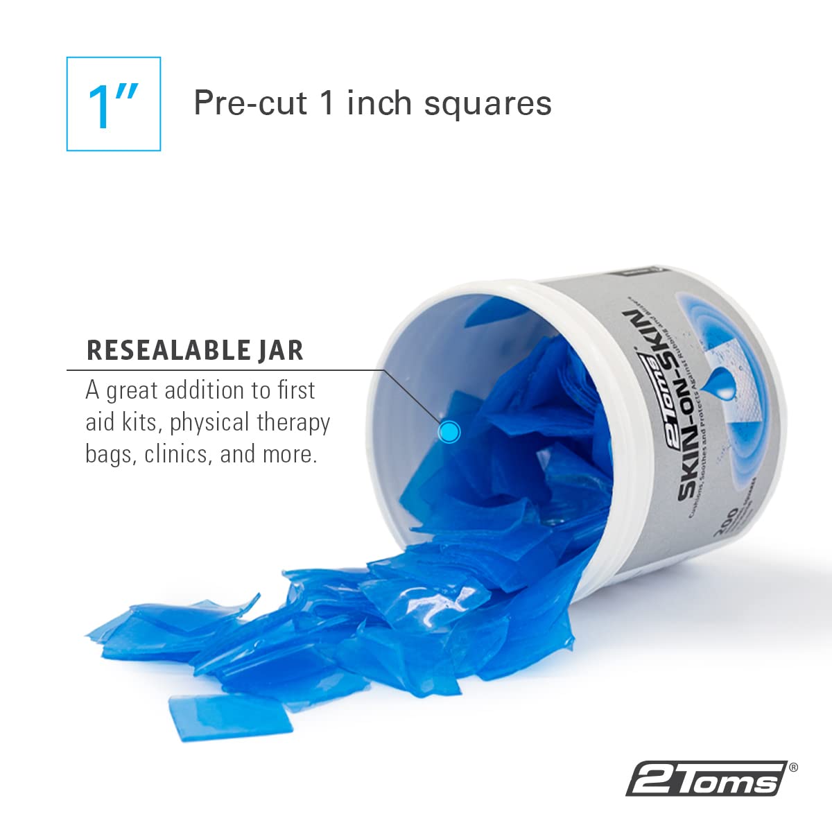 Amazon.com: 2Toms Skin-On-Skin Hydrogel Squares for Blisters