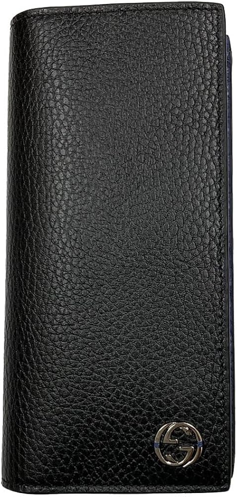 Amazon.co.jp: [グッチ] 長財布 インターロッキングG レザー ブラック