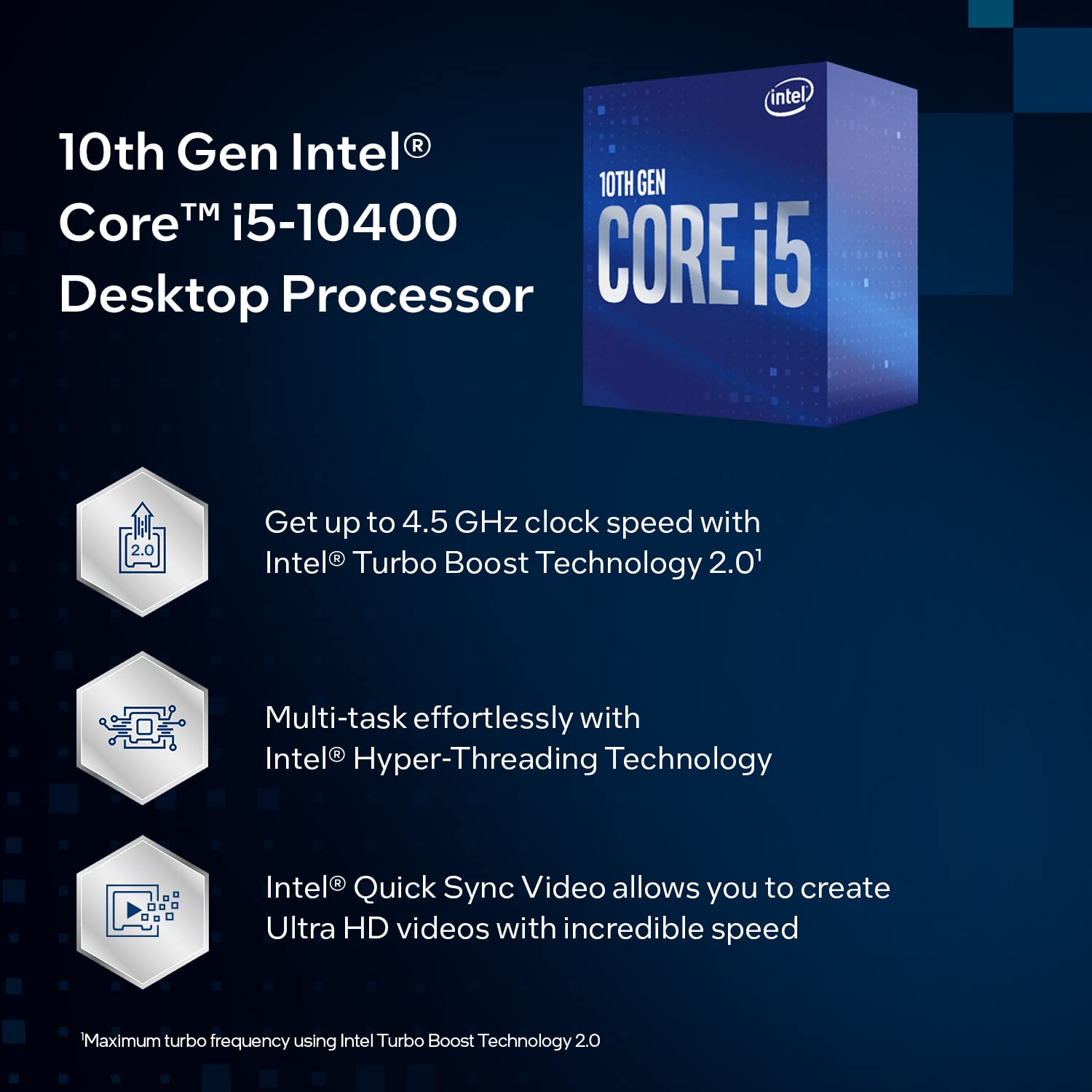 Amazon.com: Intel Core i5-10400 Desktop Processor 6 Cores up to