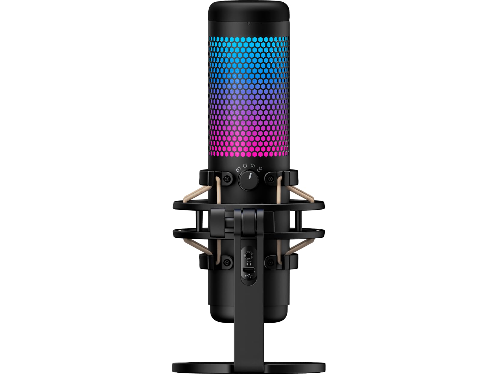 Microfone Condensador HyperX QuadCast S – RGB Personalizável