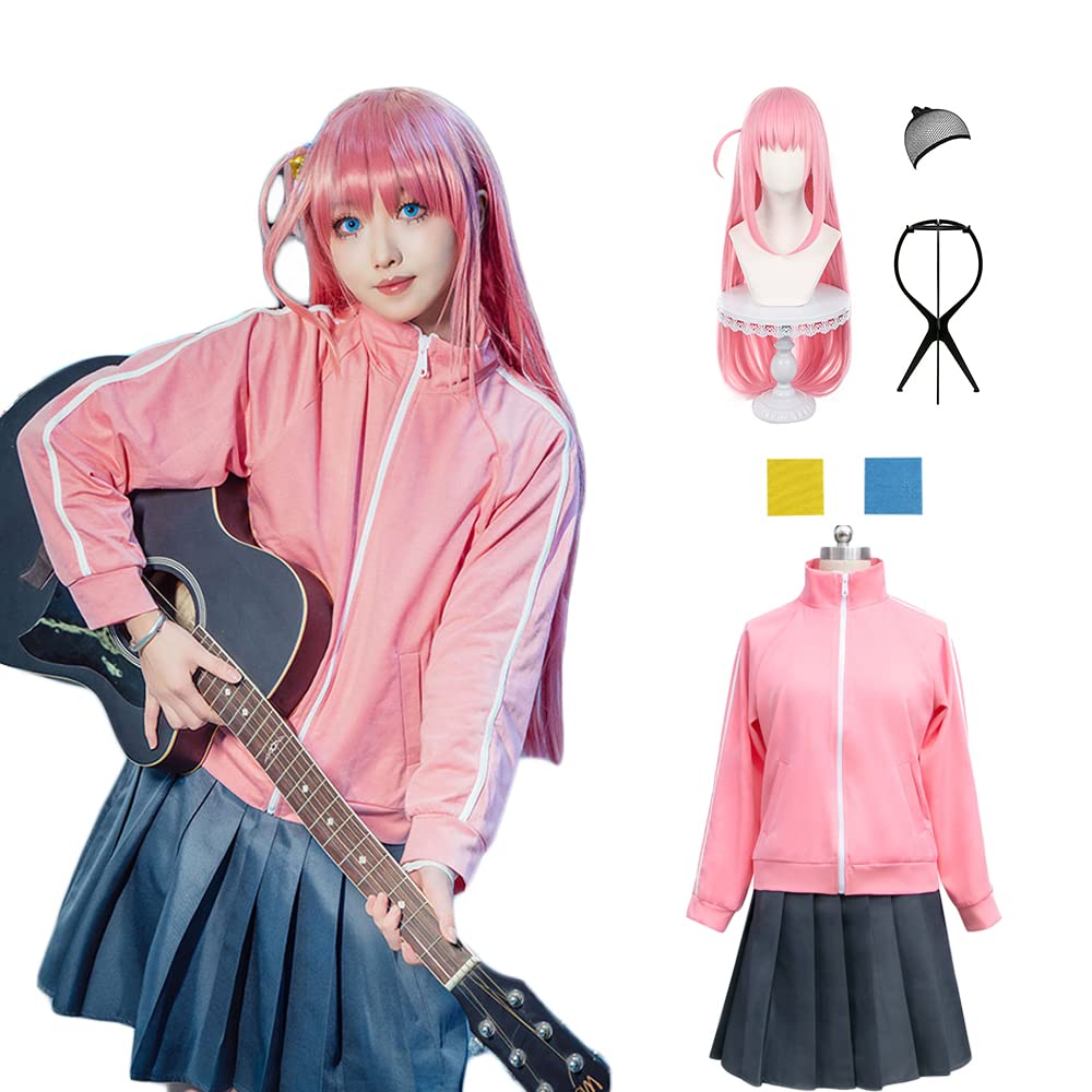 Amazon.co.jp: 後藤 ひとり コスプレ ぼっちざろっく コスプレ衣装