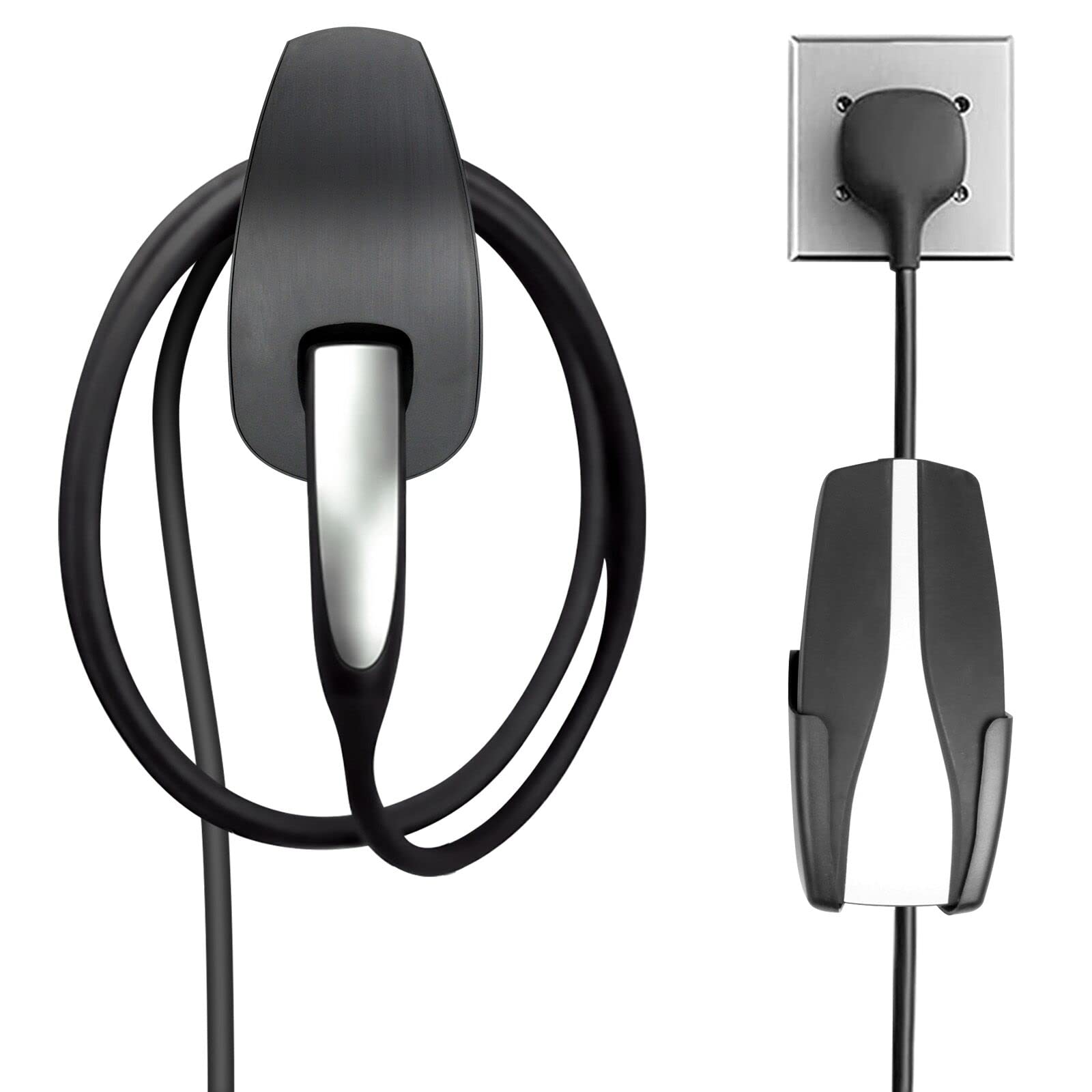 Amazon.co.jp: Tesla用充電ケーブルオーガナイザー、壁取り付け