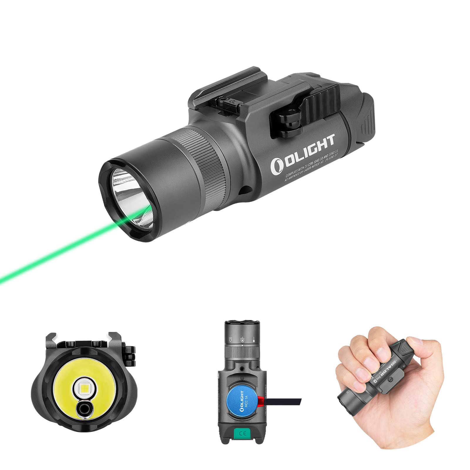 Amazon.co.jp: OLIGHT (オーライト) Baldr Pro R 1,350ルーメン 磁気式