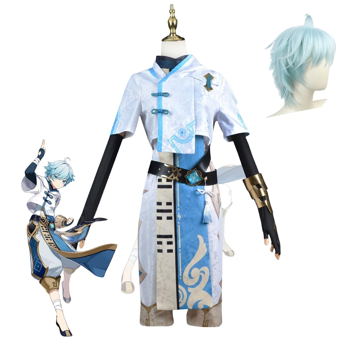 Amazon.co.jp: AZCQD 原神 げんしん 重云 ちょううん コスプレ衣装