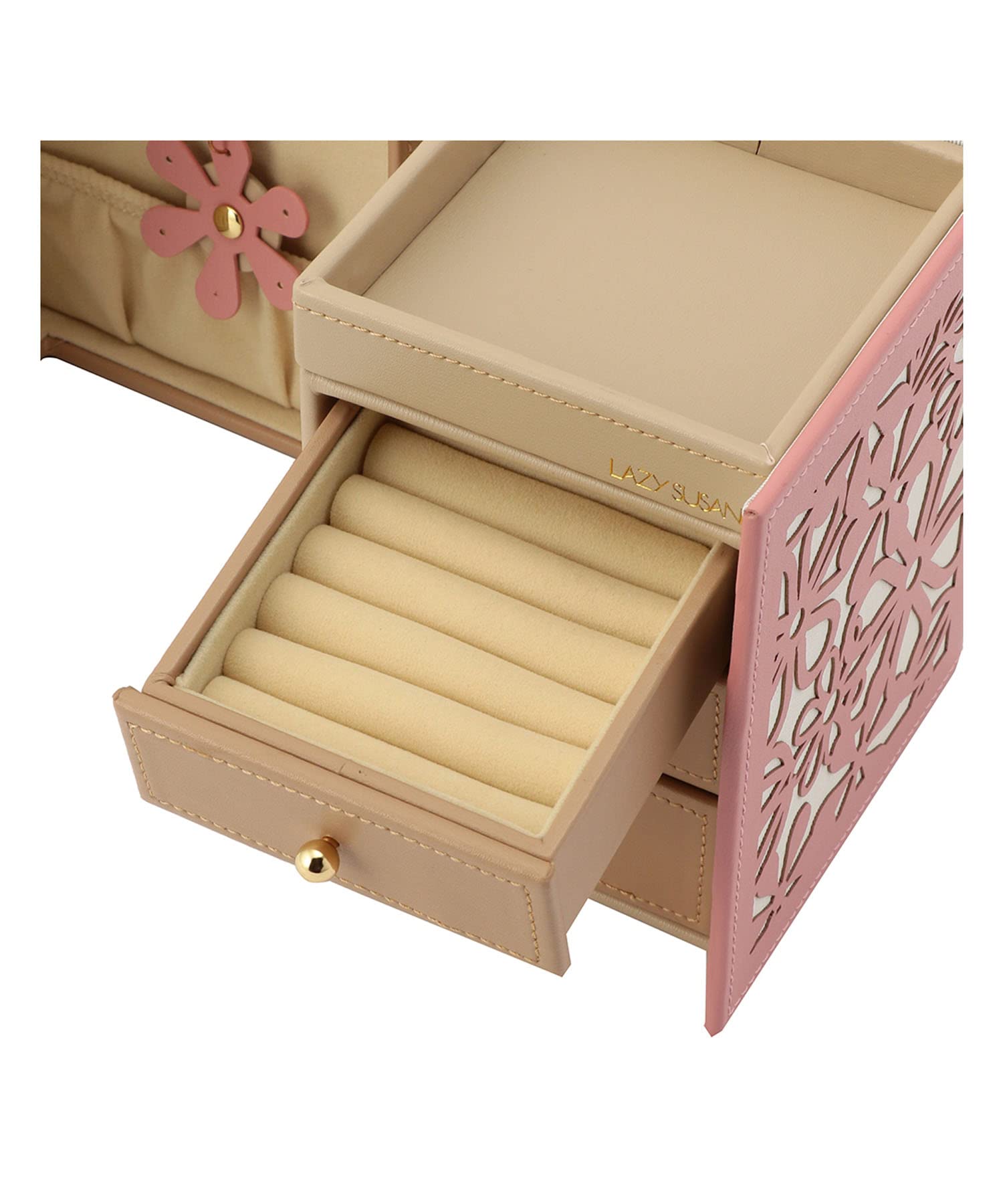 Amazon｜LAZYSUSAN （レイジースーザン）ジュエリーボックス フラワーM