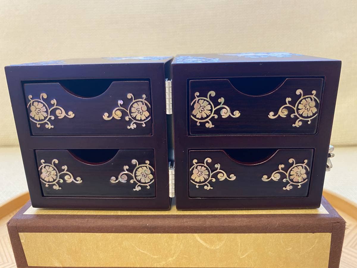 Amazon.co.jp: 韓国伝統工芸 螺鈿細工 ジュエリーボックス 小物入れ