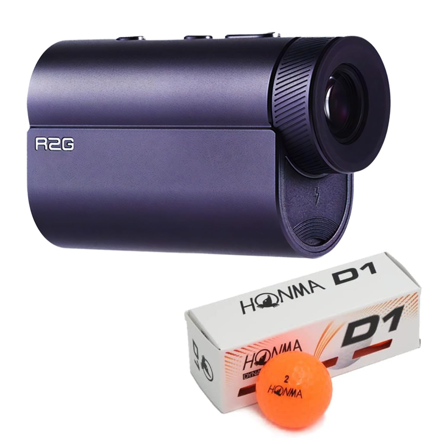 Amazon.co.jp: R2G レーザー距離計 メイトプロ パープル ゴルフ距離計