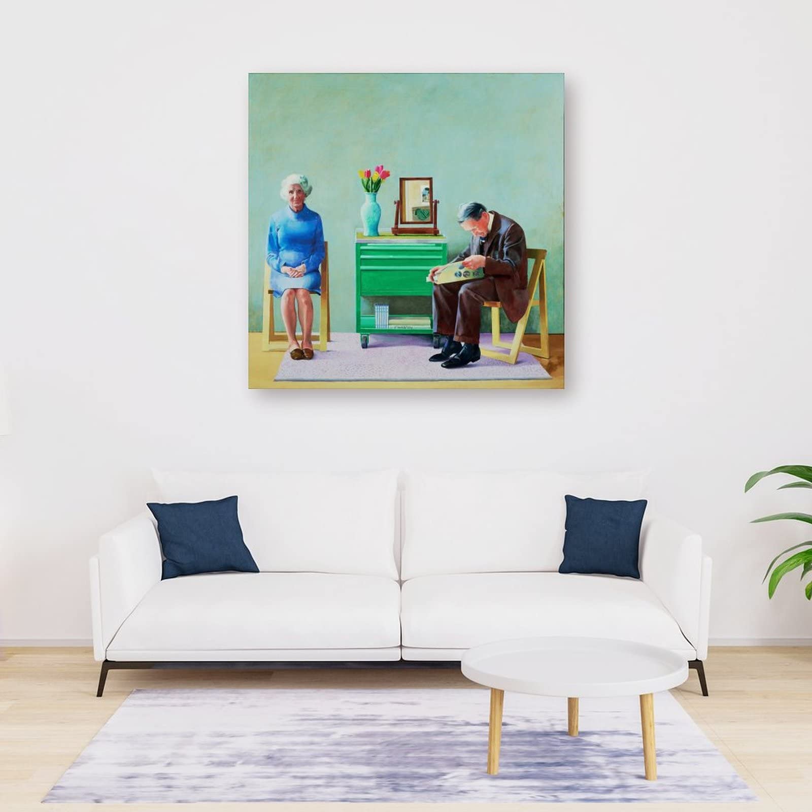 Amazon.co.jp: David Hockneyデビッドホックニーポップアート絵画