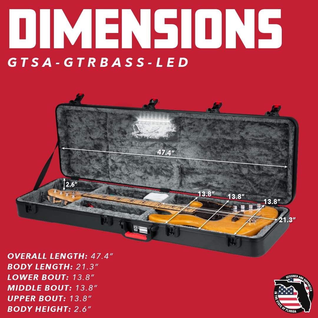 Amazon | Gator Cases ゲーター ハードケース エレキベース用 ジャズ