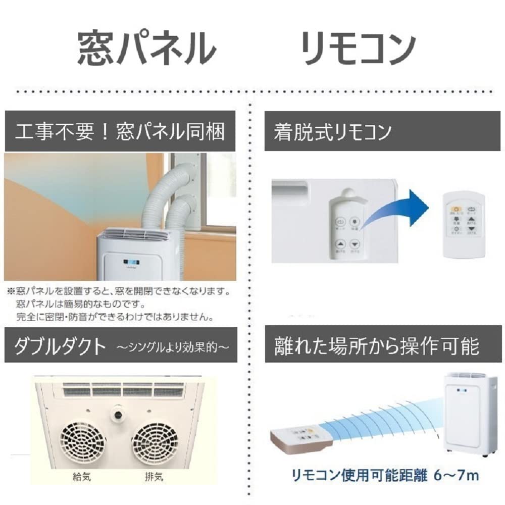 Amazon | トヨトミ スポット冷暖エアコン 冷風 温風 除湿 工事不要