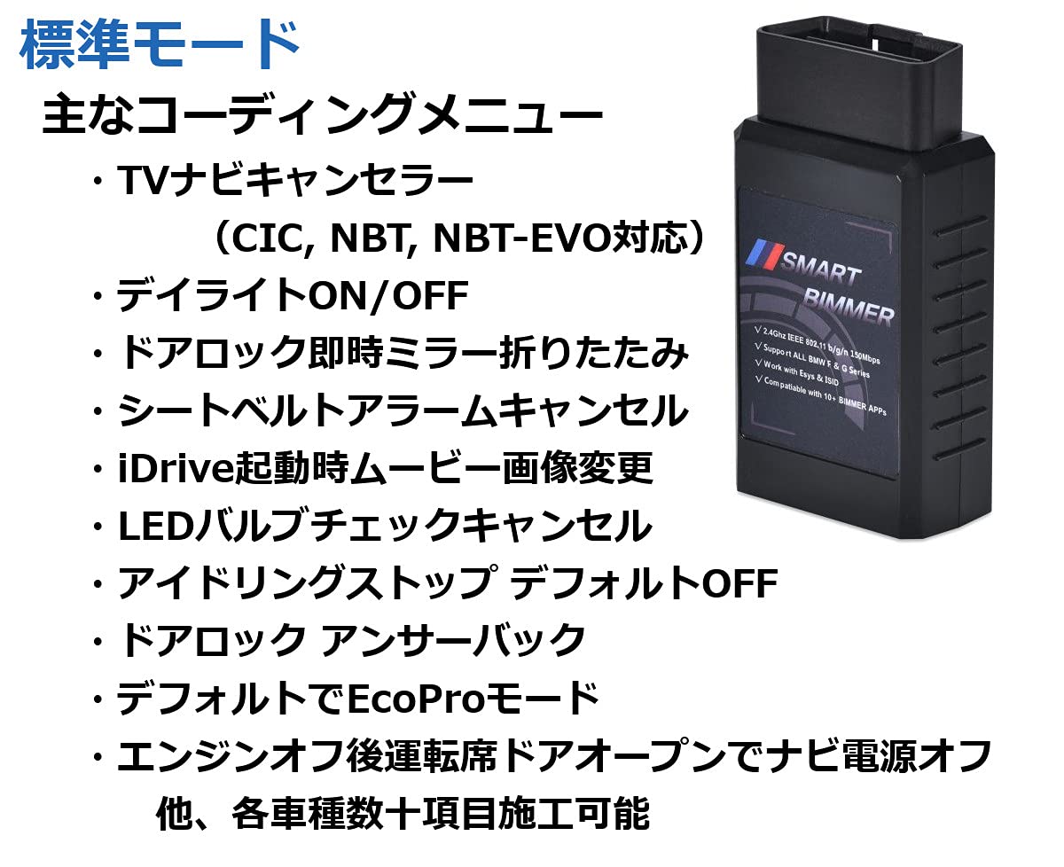 Amazon | SMART BIMMER ENET Wi-Fi アダプタ for BimmerCode BMW MINI
