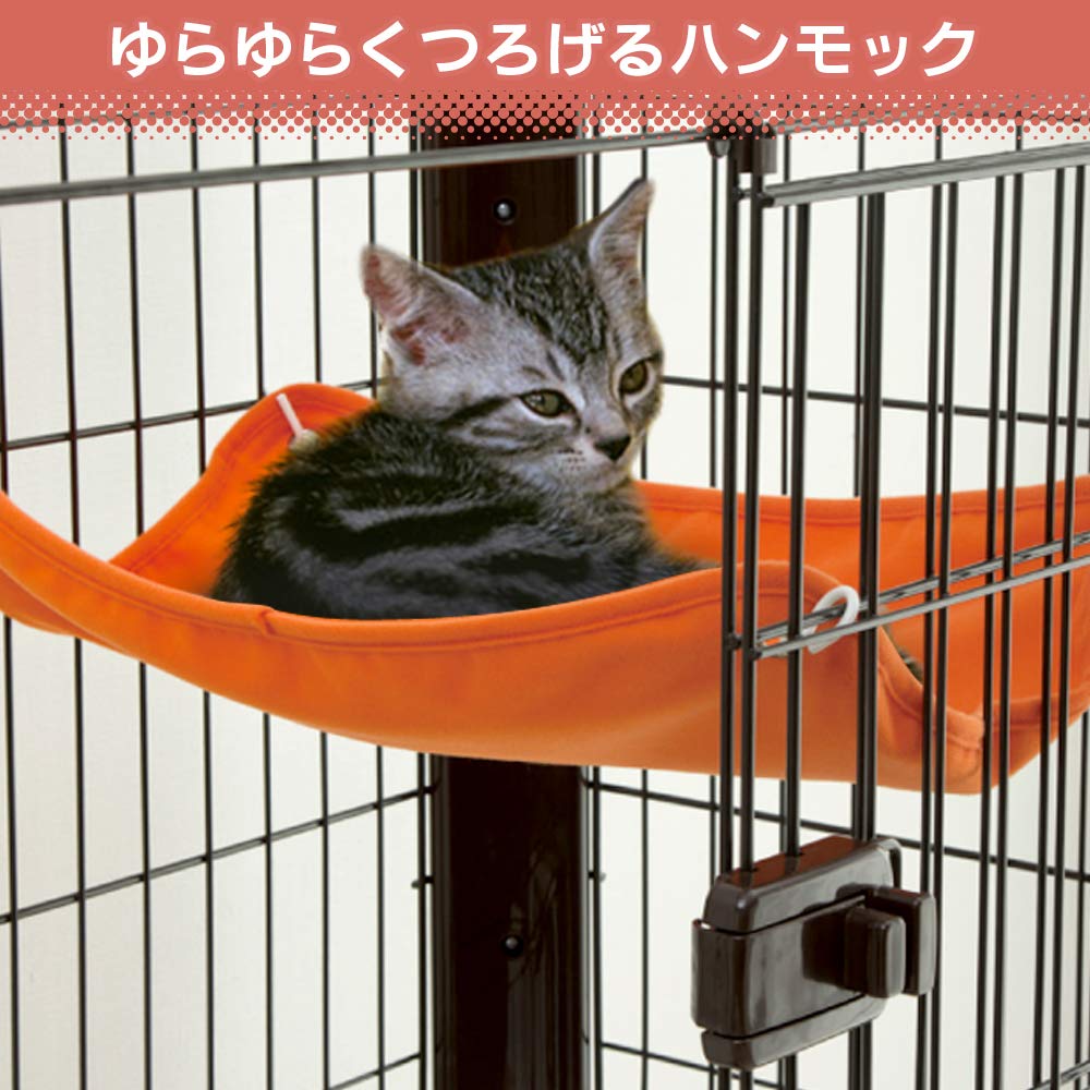 Amazon.co.jp: アイリスオーヤマ 猫 ケージ スリムタイプ 2段 ブラウン