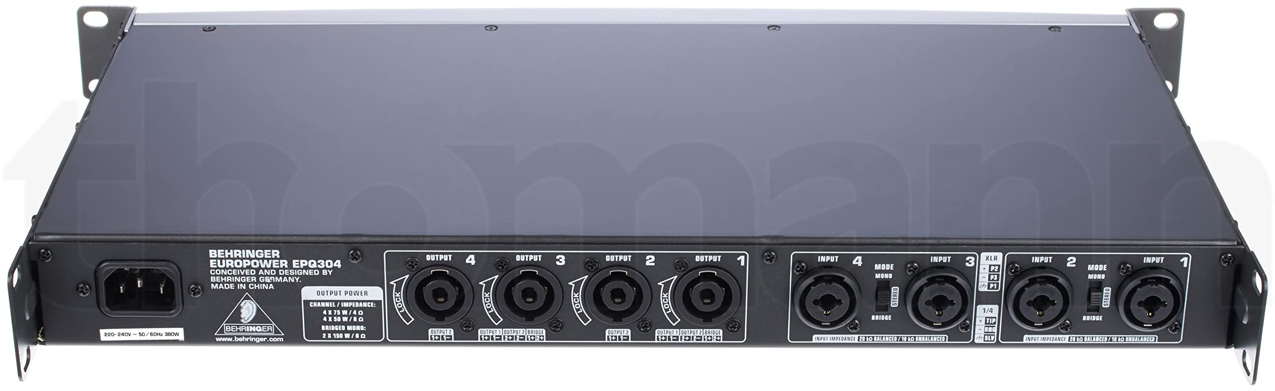 Amazon.com: Behringer EUROPOWER EPQ304 Professional 300 Watt Light