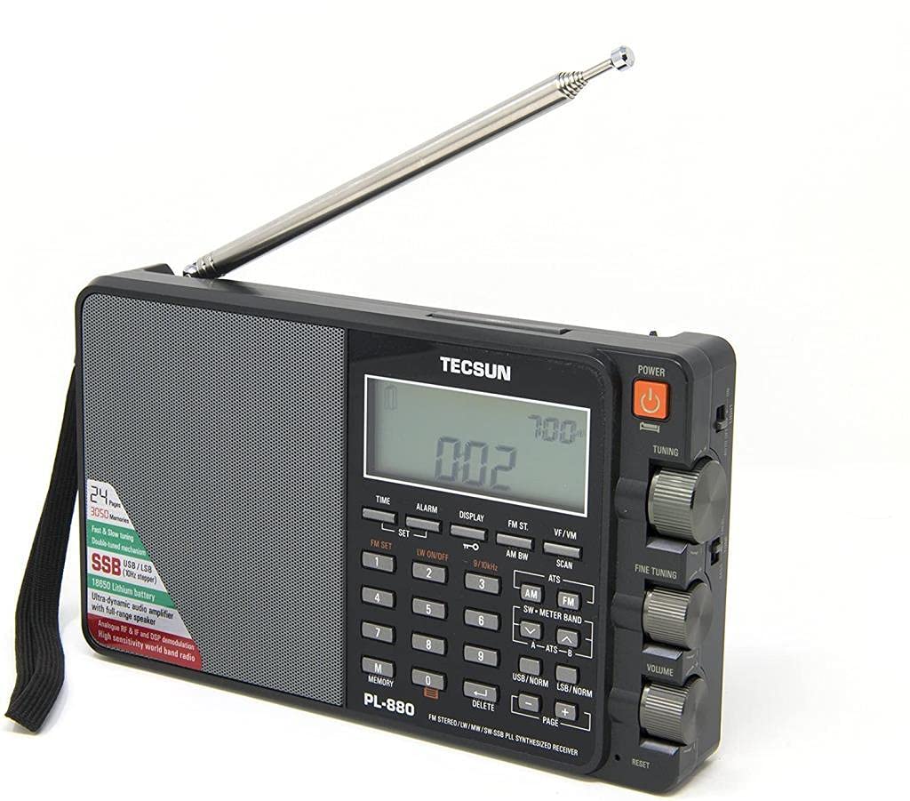 Amazon.co.jp: TECSUN PL-880 FM/LW/MW/SW SSB PLL短波ラジオ 3050局
