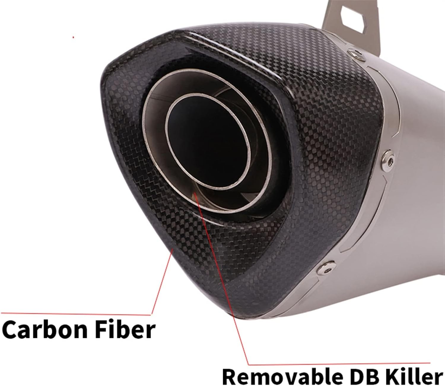 オートバイの排気エスケープシステム修正されたミッドリンクパイプ