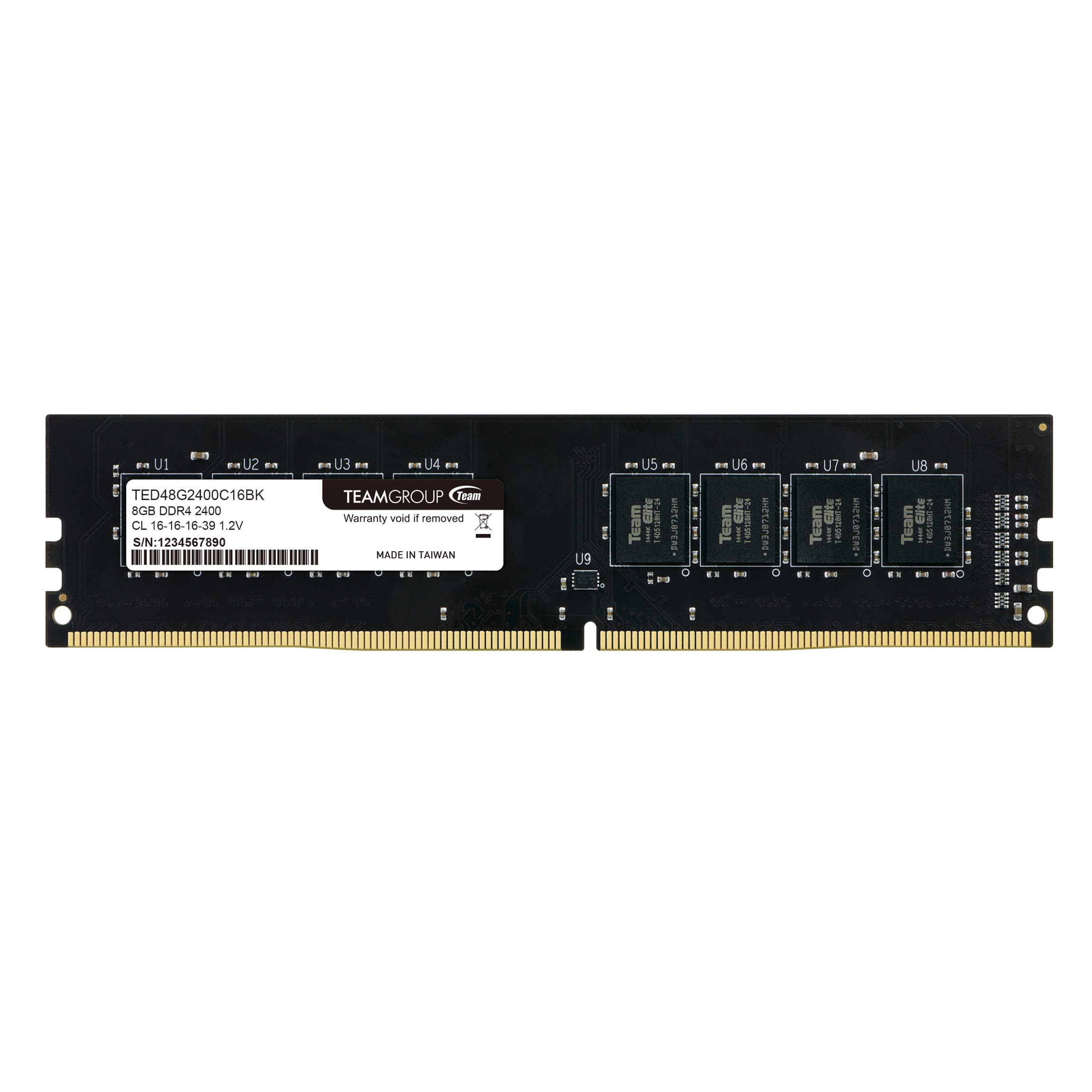 Team Group TED48G2400C1601 D4 2400 8 GB C16 Internal Memory