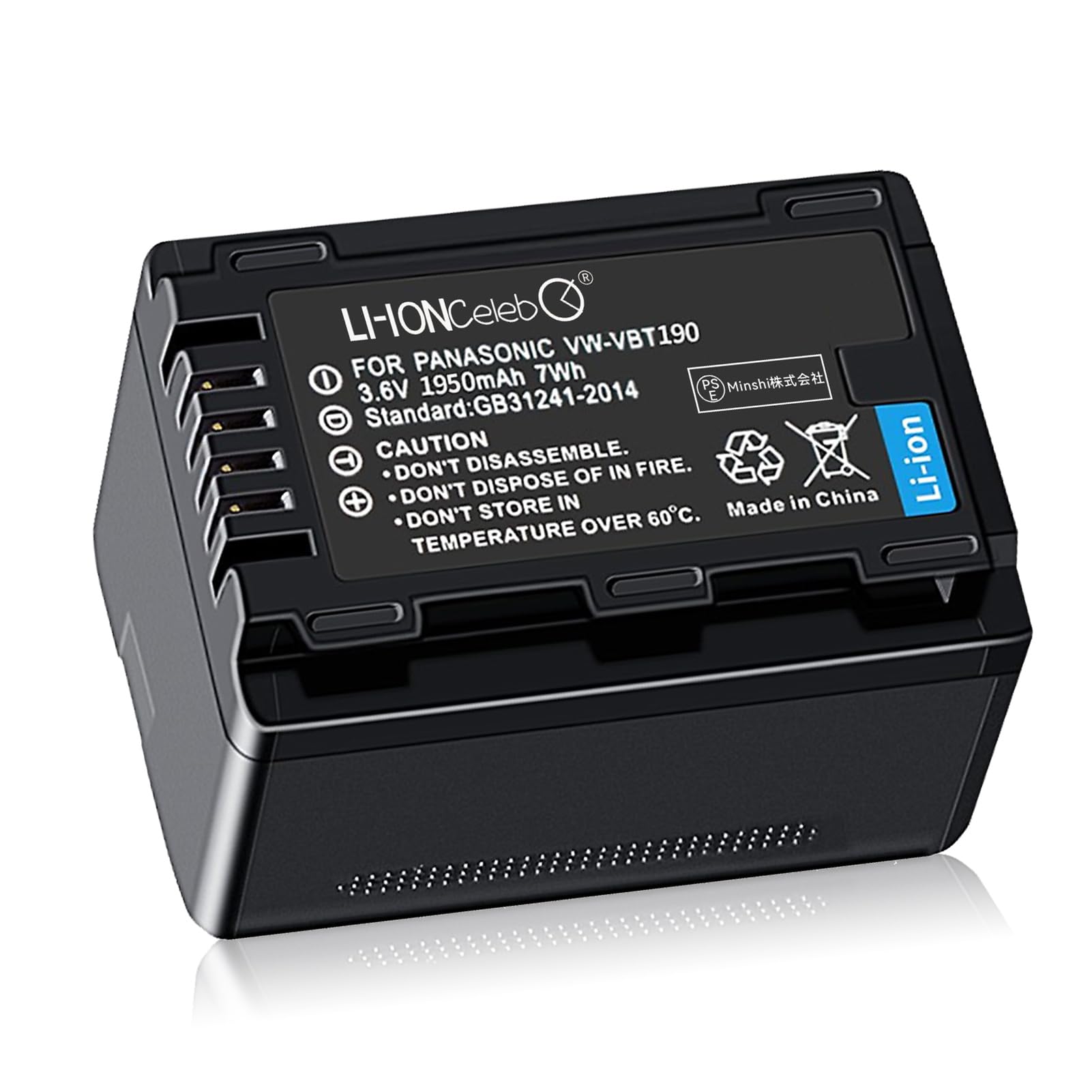 Amazon | Li-ion Celeb VW-VBT190-K VW-VBT190 互換バッテリー