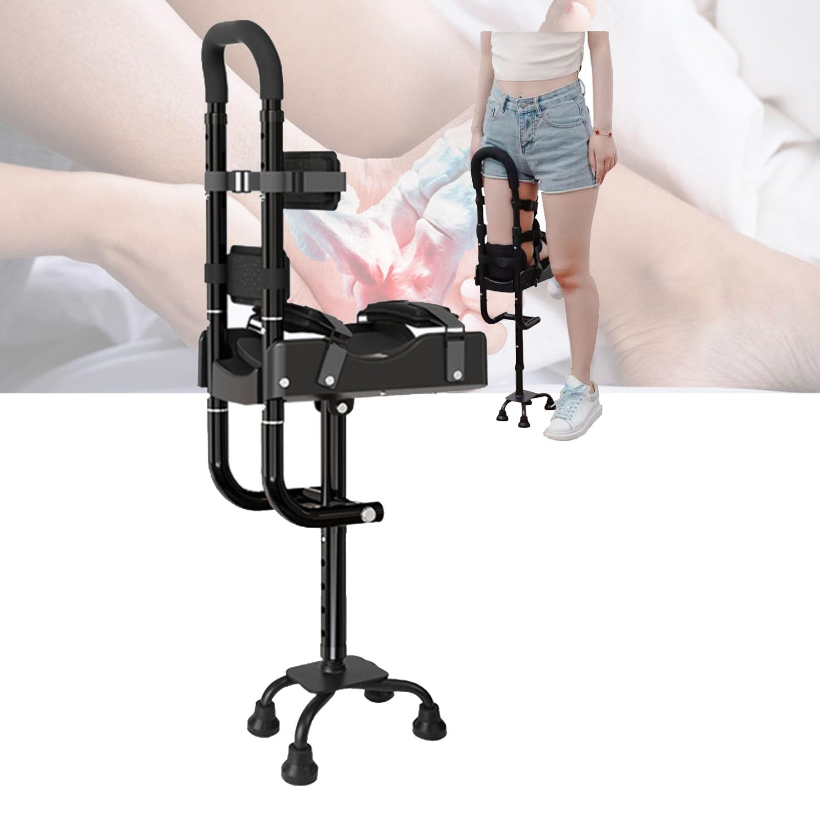 Amazon.co.jp: ハンズフリー松葉杖 - 痛みのない膝用松葉杖