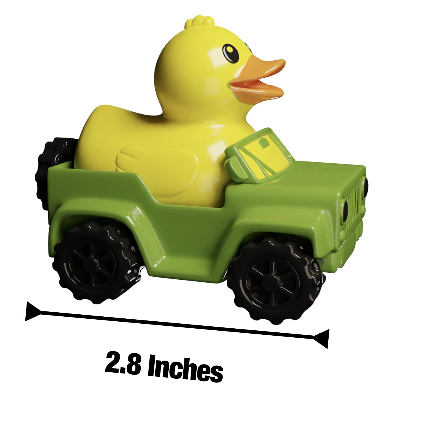 Amazon.co.jp: 15 Jeep Ducks ゴム製アヒル。 5つのクラシックカラー