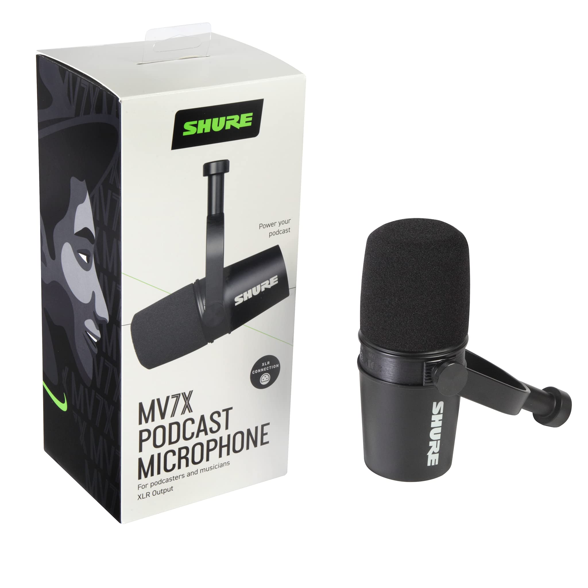 Amazon.com: Shure MV7X XLR Dynamic Microphone – Voice-Isolating