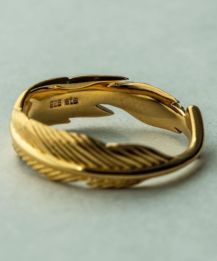 Amazon | (エテ) ete [シェア] フェザー リング 810229 9号 イエロー