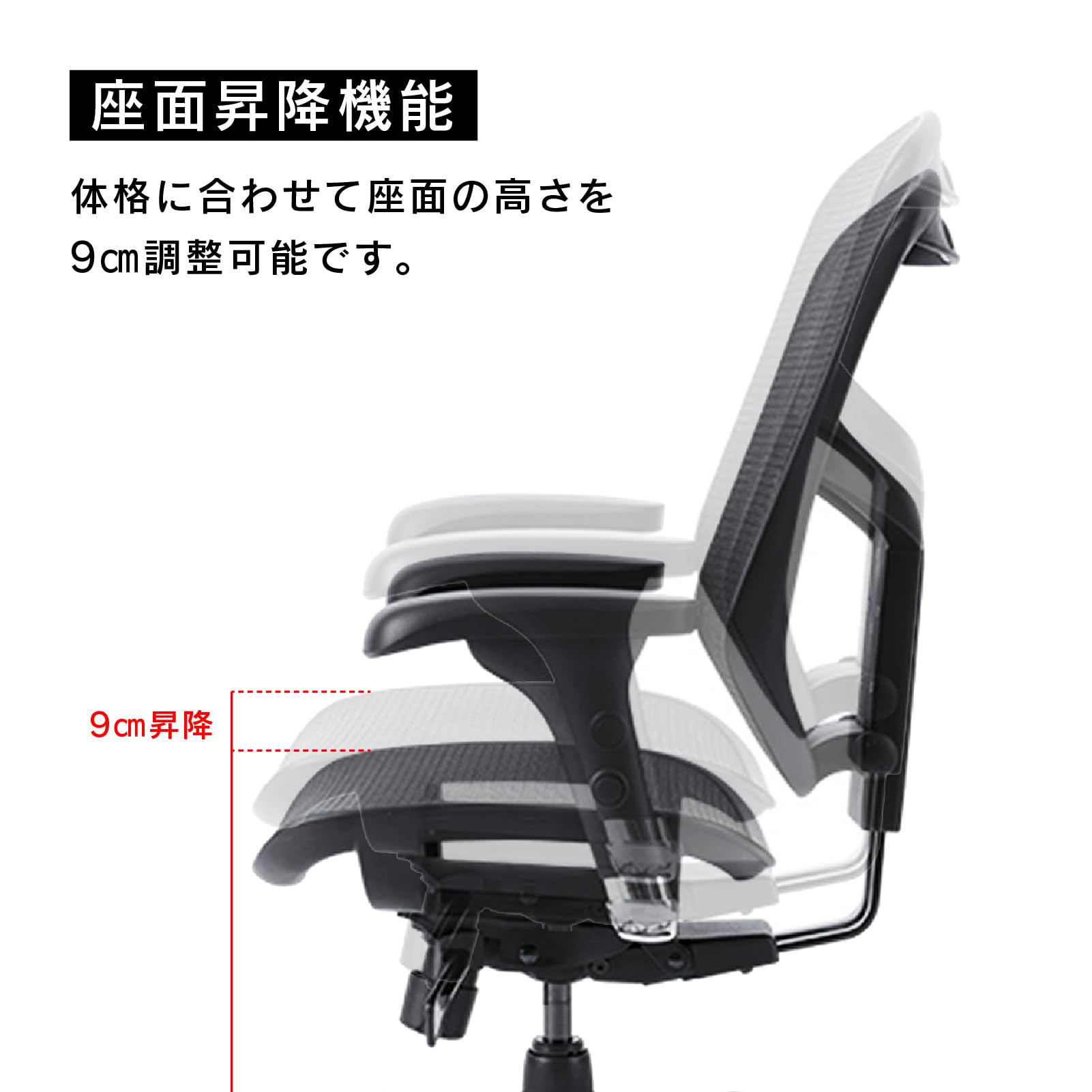 Amazon.co.jp: エルゴヒューマン(Ergohuman) オフィスチェア ブラック