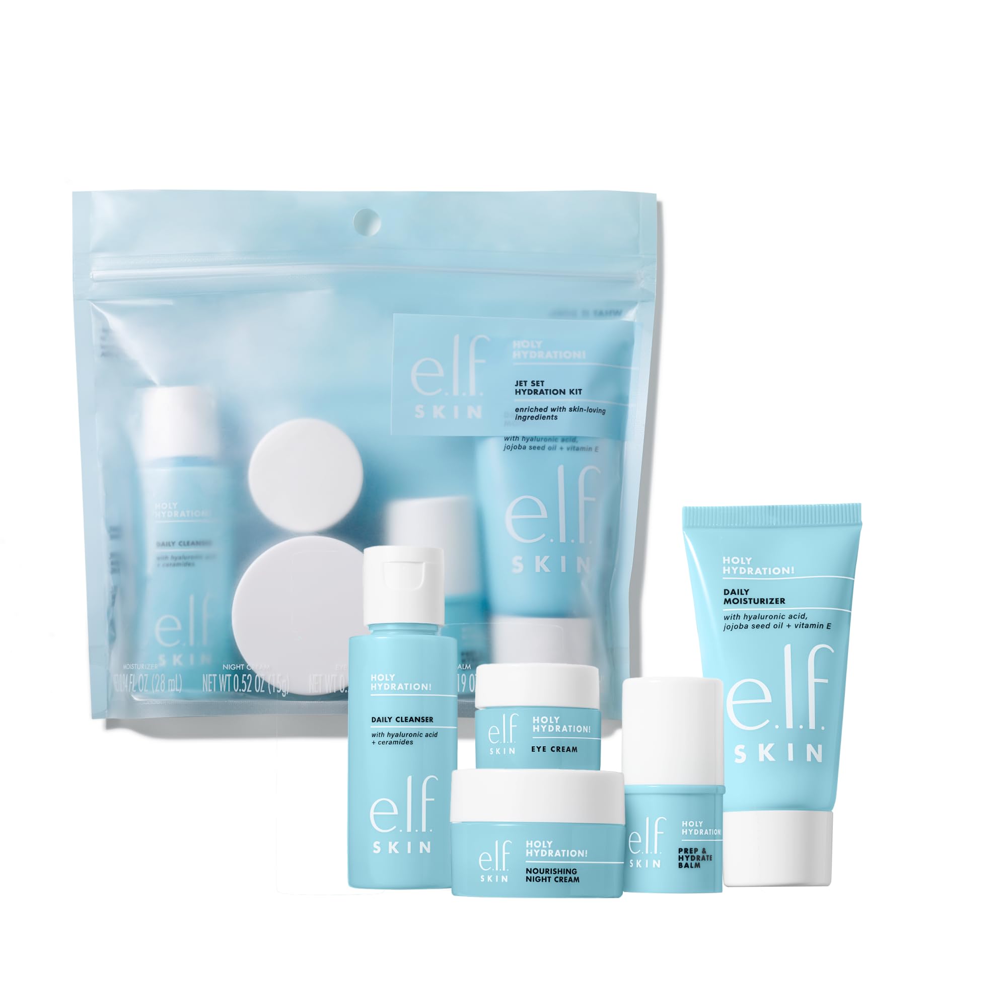 Amazon.com: e.l.f. SKIN Holy Hydration! Jet Set Hydration Kit